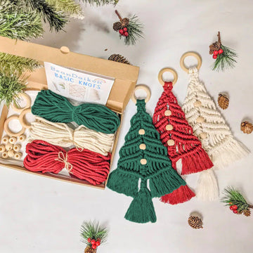 DIY Christmas Tree Tapestry Kit For Handmade Wall Decor