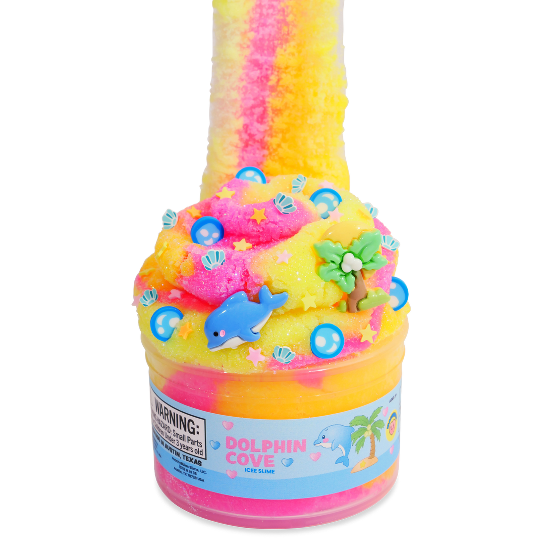 PeachyBbies 7 oz Dolphin Cove Slime