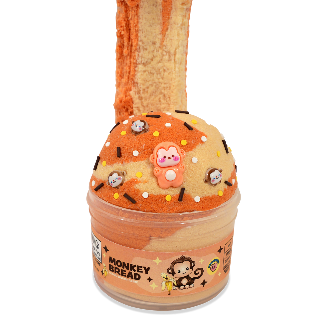 PeachyBbies 7 oz Monkey Bread Slime
