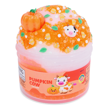 PeachyBbies 7 oz Pumpkin Cow Slime
