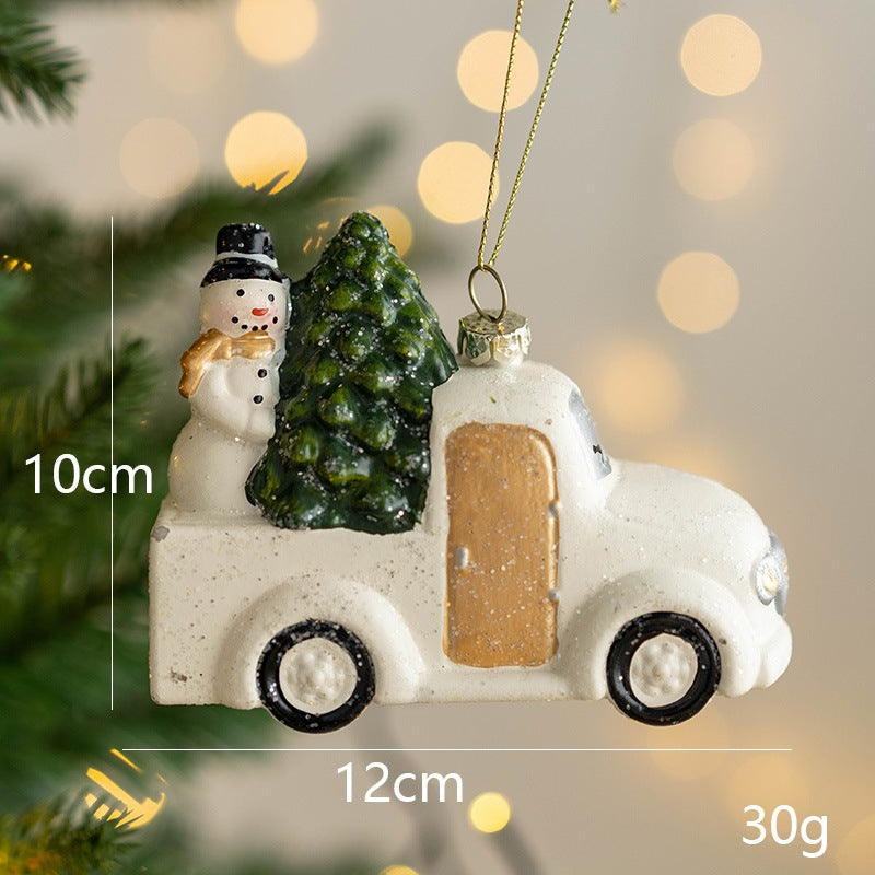 Christmas Tree Ornaments Painted Decorations