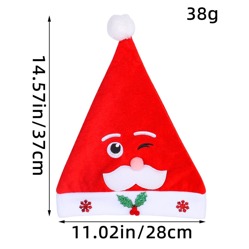 Santa Claus Christmas Hat Cartoon Cap