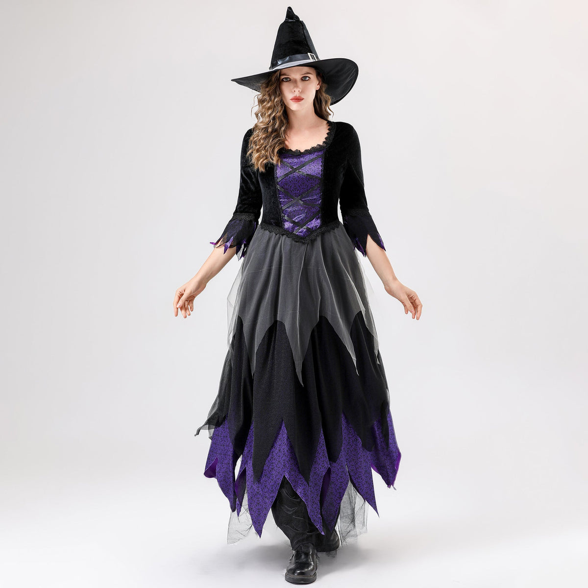 S-XXL Witch Costume Halloween Cosplay