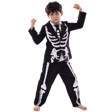 Skeleton T-Rex Costume For Kids Halloween Cosplay
