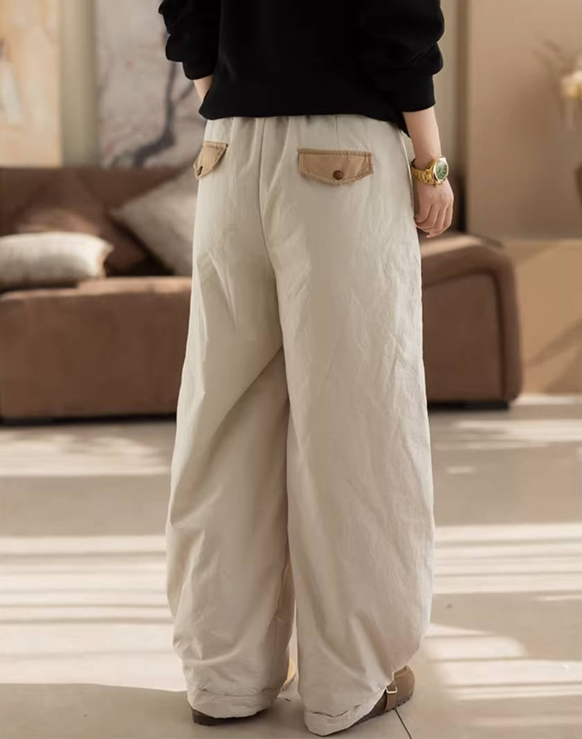 Winter Cotton Fashionable Casual Thick Warm Harem Pants