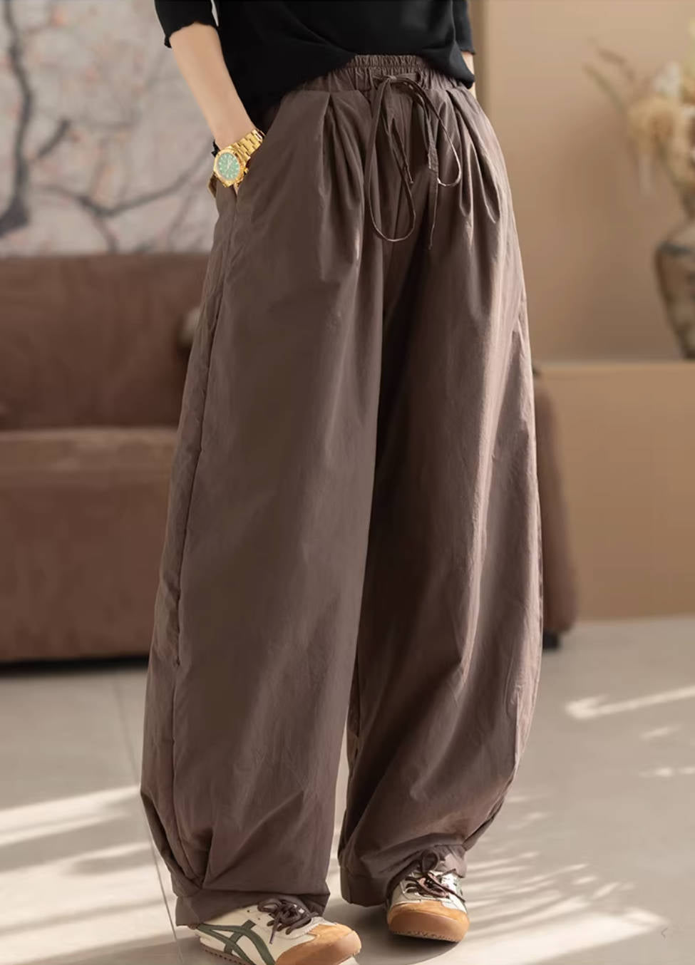 Winter Cotton Fashionable Casual Thick Warm Harem Pants