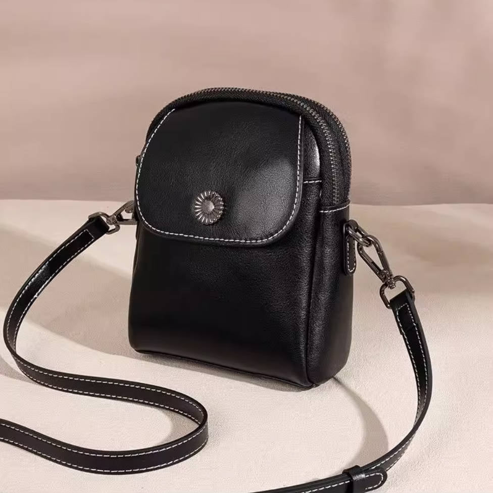 Leather Mini Phone Bag Casual Crossbody Bags
