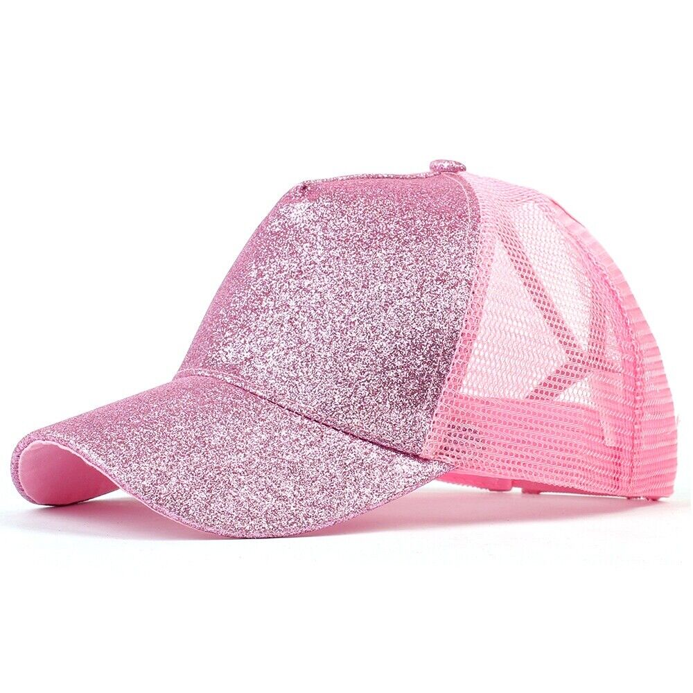 UNISEX BACK OPENING HAT BRIGHT POWDER HORSETAIL BASEBALL CAP DUCK TONGUE CAP