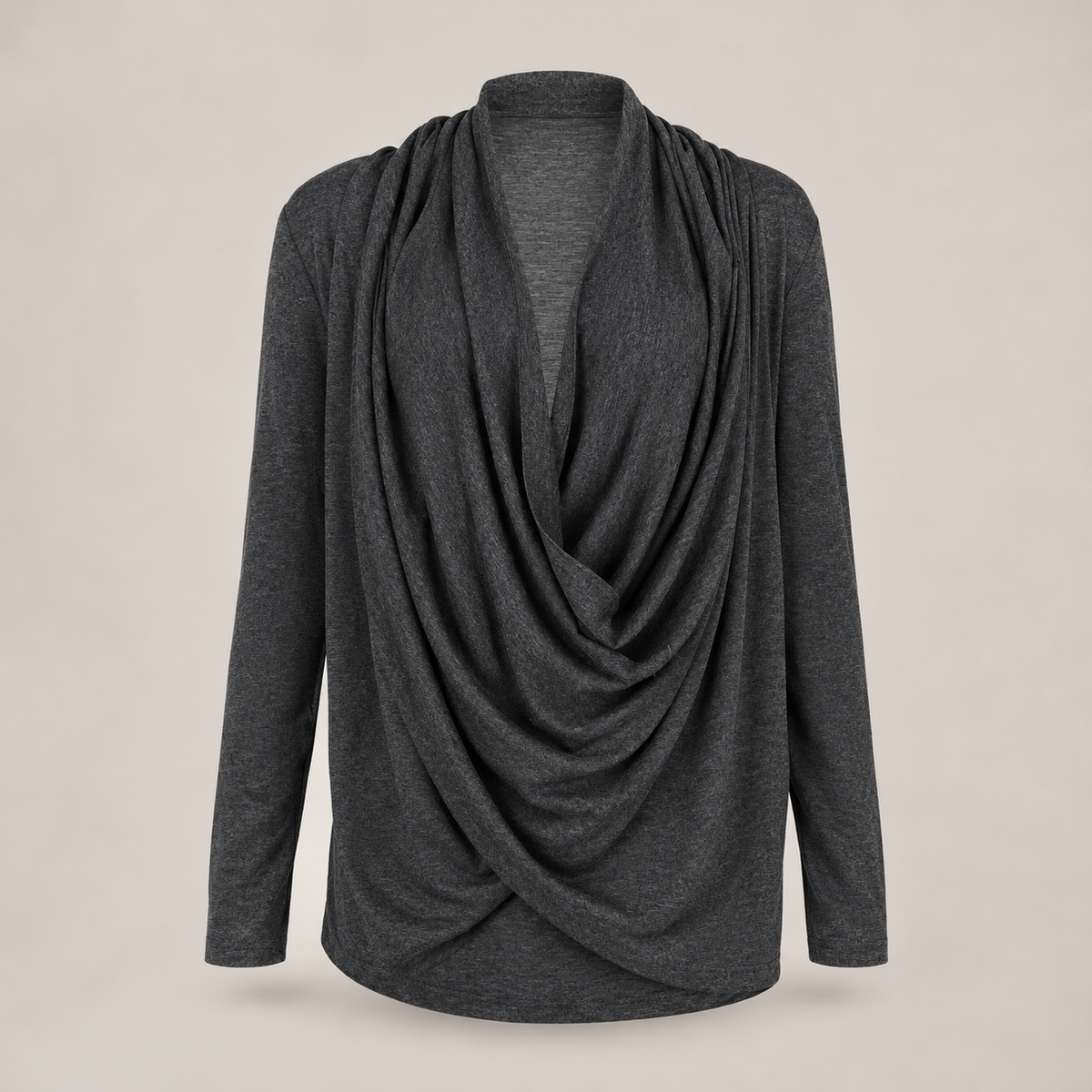 Women's Irregular V-Neck Long Sleeve Blouse