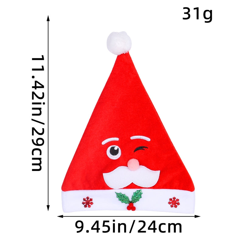 Santa Claus Christmas Hat Cartoon Cap