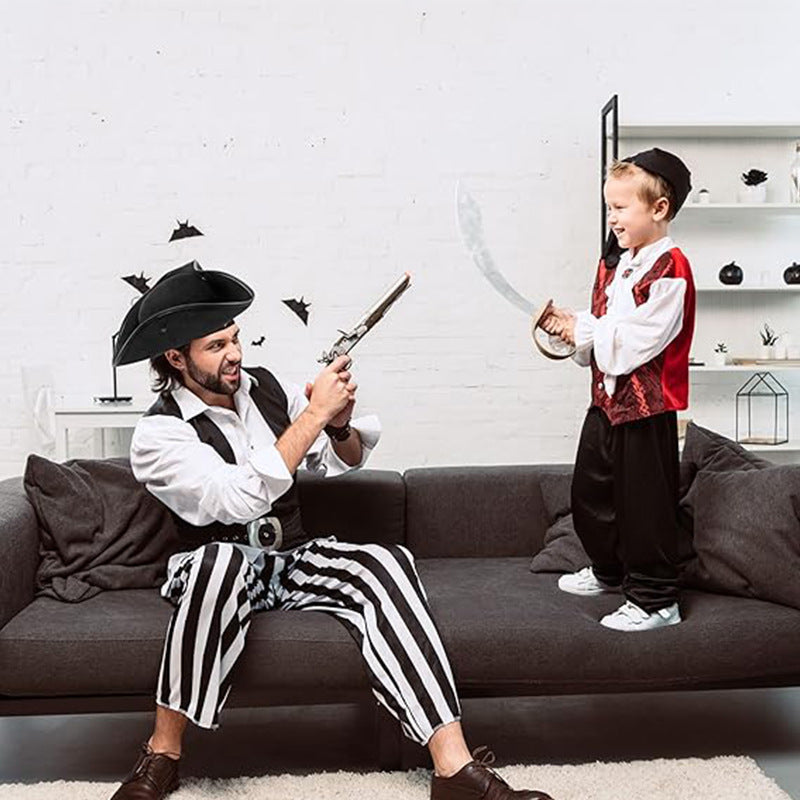 Pirate Hat Caribbean Stage Performance Halloween Captain Jack