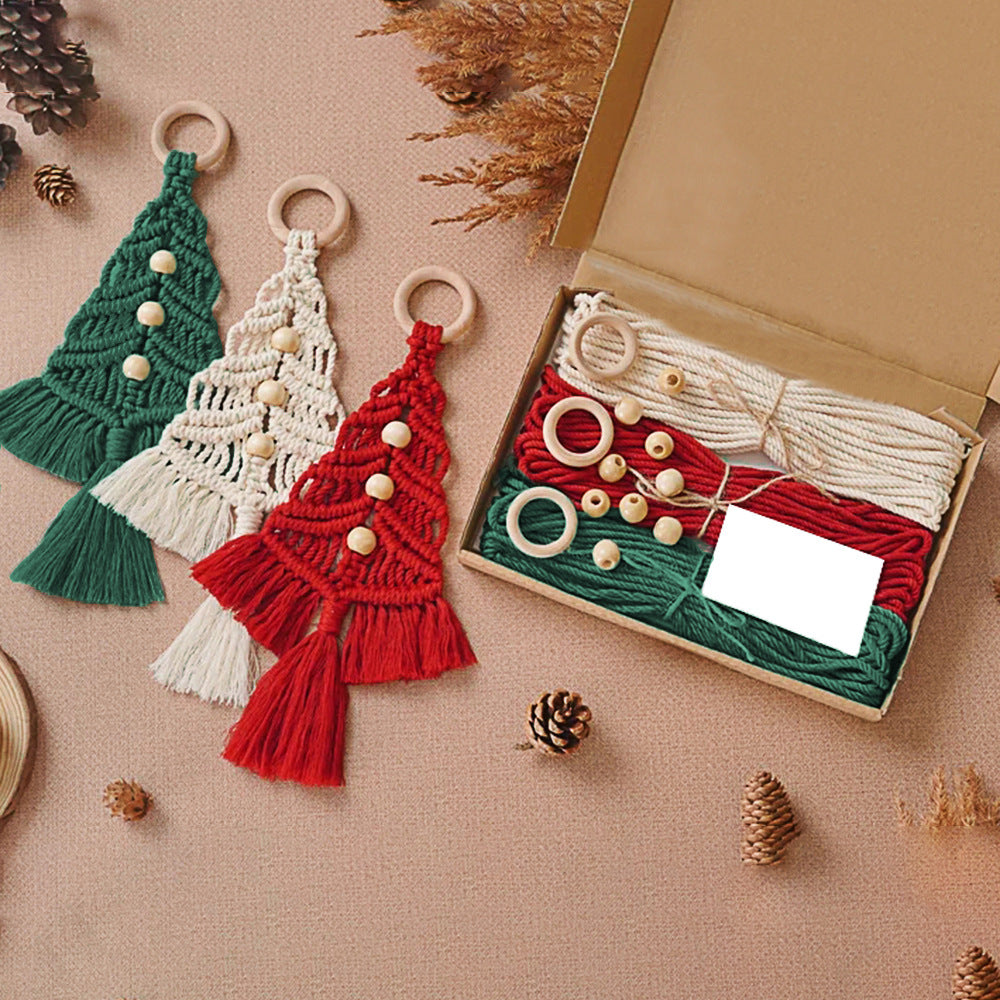 DIY Christmas Tree Tapestry Kit For Handmade Wall Decor