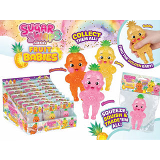 ORB 5 Inch Sugar Swaps™ Onesies Fruit Babies PINEAPPLE Squishy Sensory Toy - Assorted