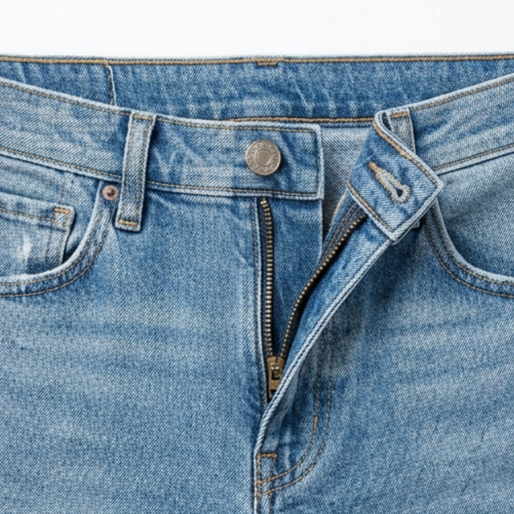 Women's Frayed Hem 7/8 Jeans