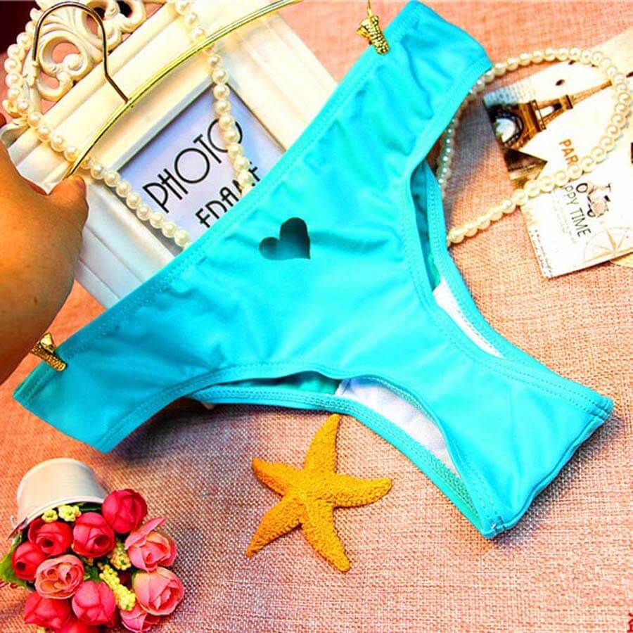HEART DETAIL BIKINI BOTTOM