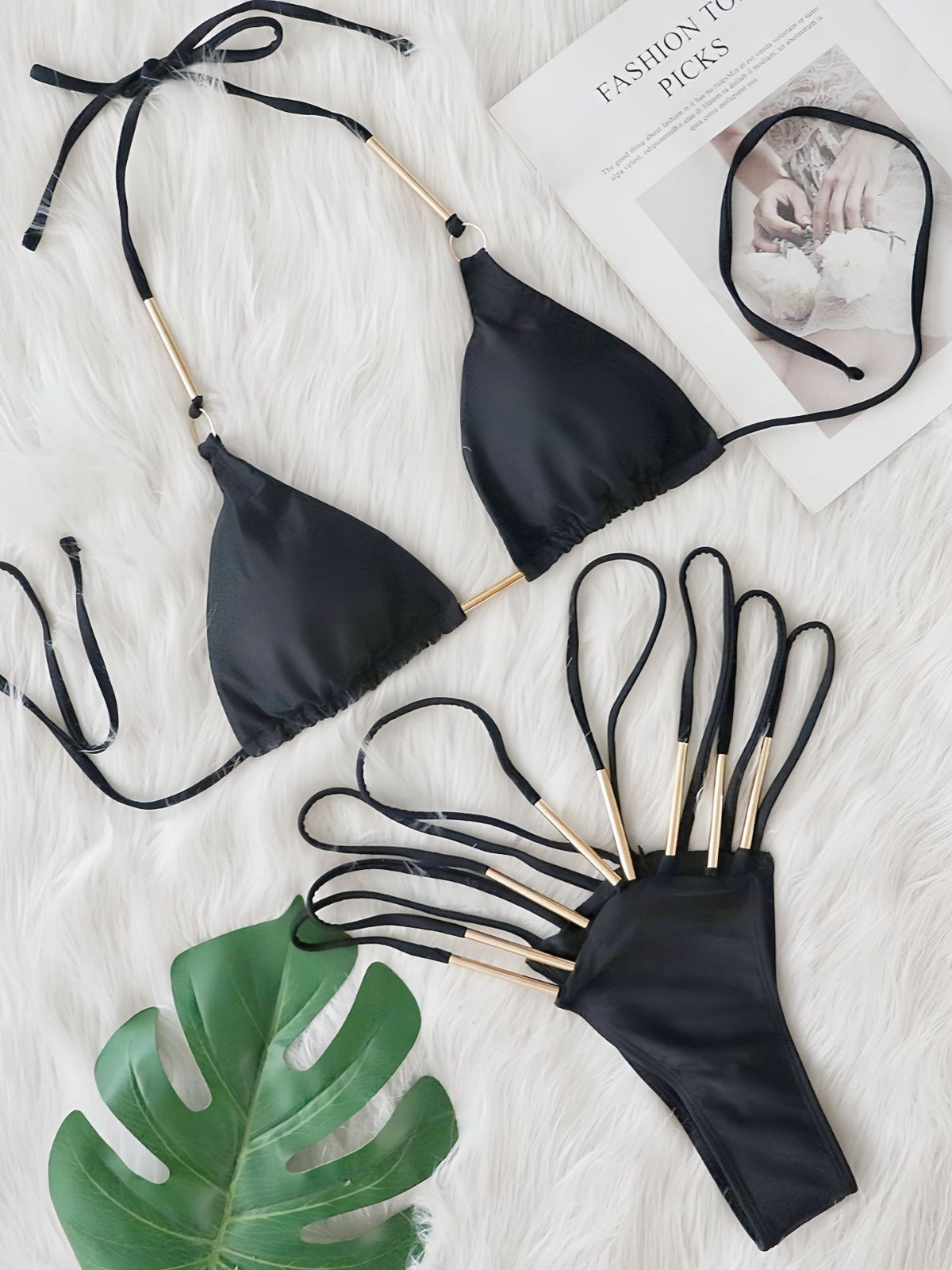 Side Straps Bikini Set