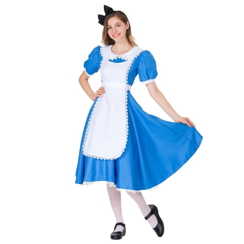 Alice Maid Dress For Halloween Cosplay Stage Performance