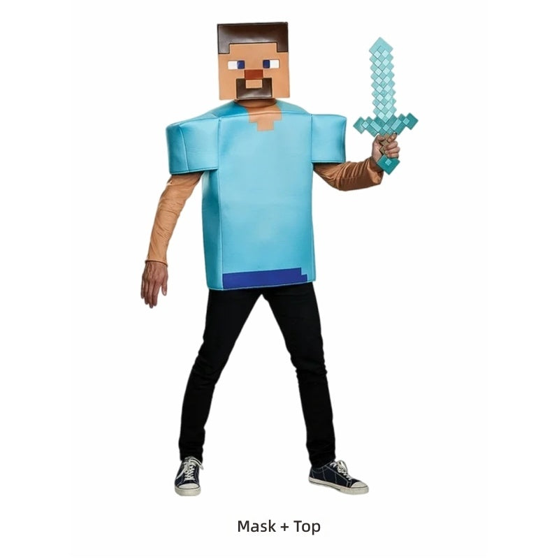 Minecraft Halloween Costume For Kids And Adults Role Play