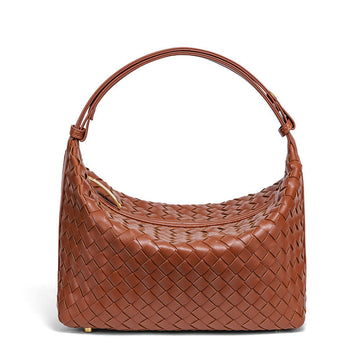Retro PU Woven Simple Casual Versatile Cross Body Bag