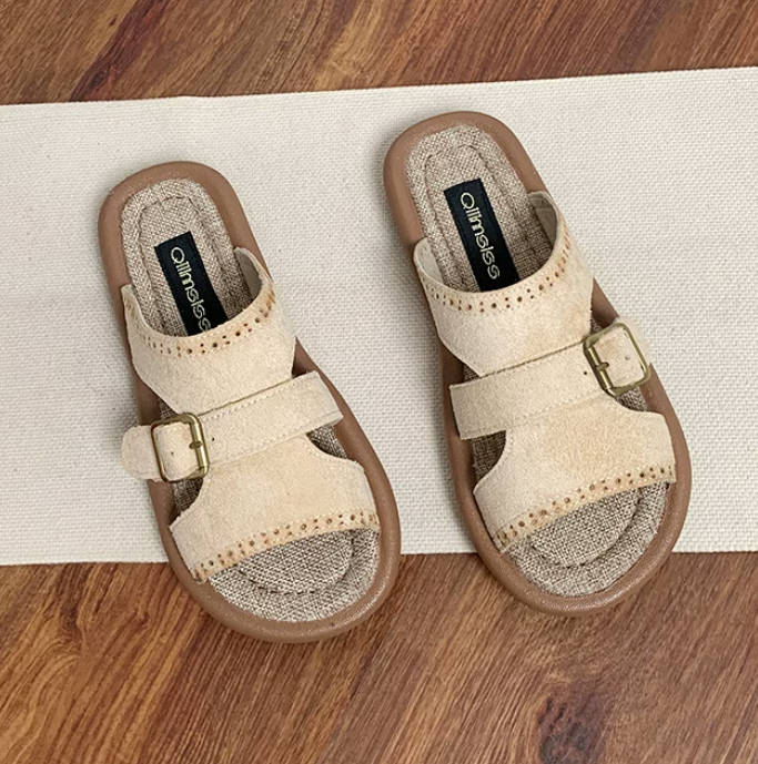 Summer Vintage Open Toe Soft Sole Roman Sandals