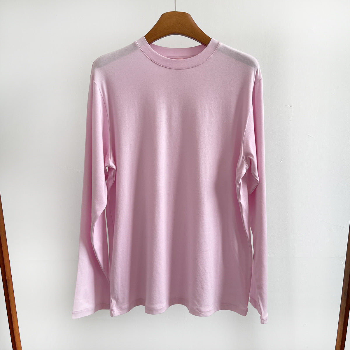 Modal Cotton Versatile Round Neck Soft Thin Slim Pullover
