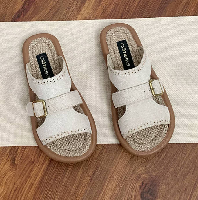 Summer Vintage Open Toe Soft Sole Roman Sandals