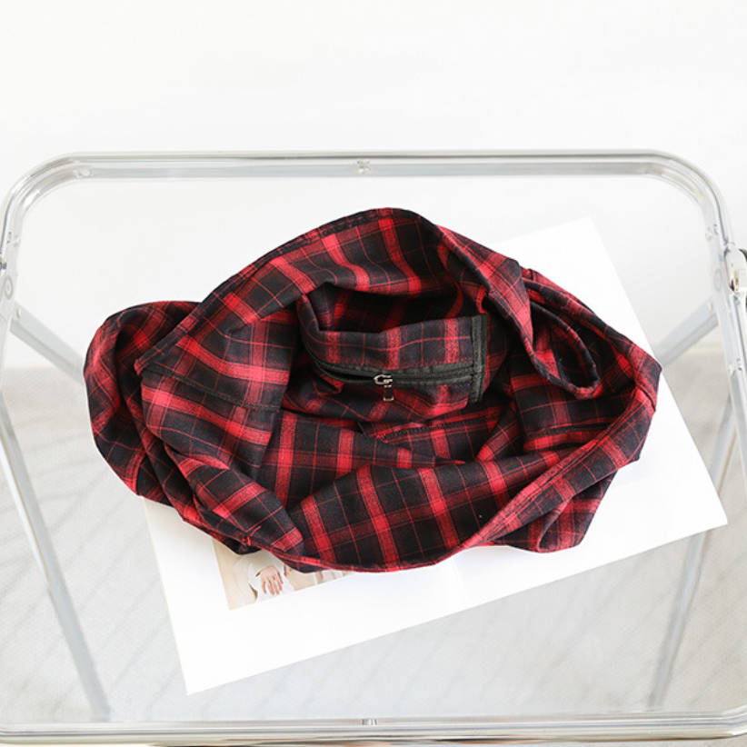 Retro Canvas Casual Plaid Versatile Soft Single-Shoulder Bag