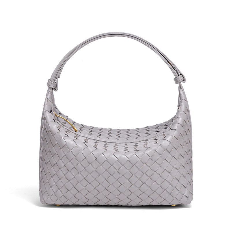 Retro PU Woven Simple Casual Versatile Cross Body Bag