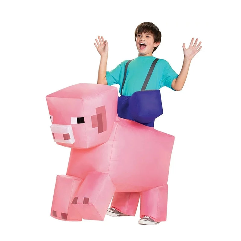 Minecraft Kids Cosplay Costume Full Series Halloween Performance Outfit