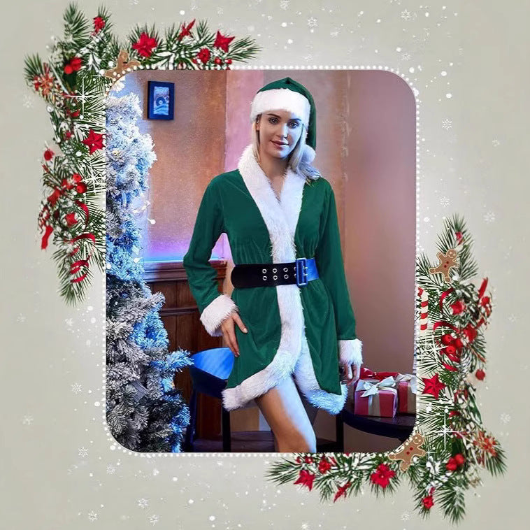 Santa Claus Costume For Women Christmas Cosplay Party
