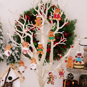 Wooden Christmas Gnome Ornament