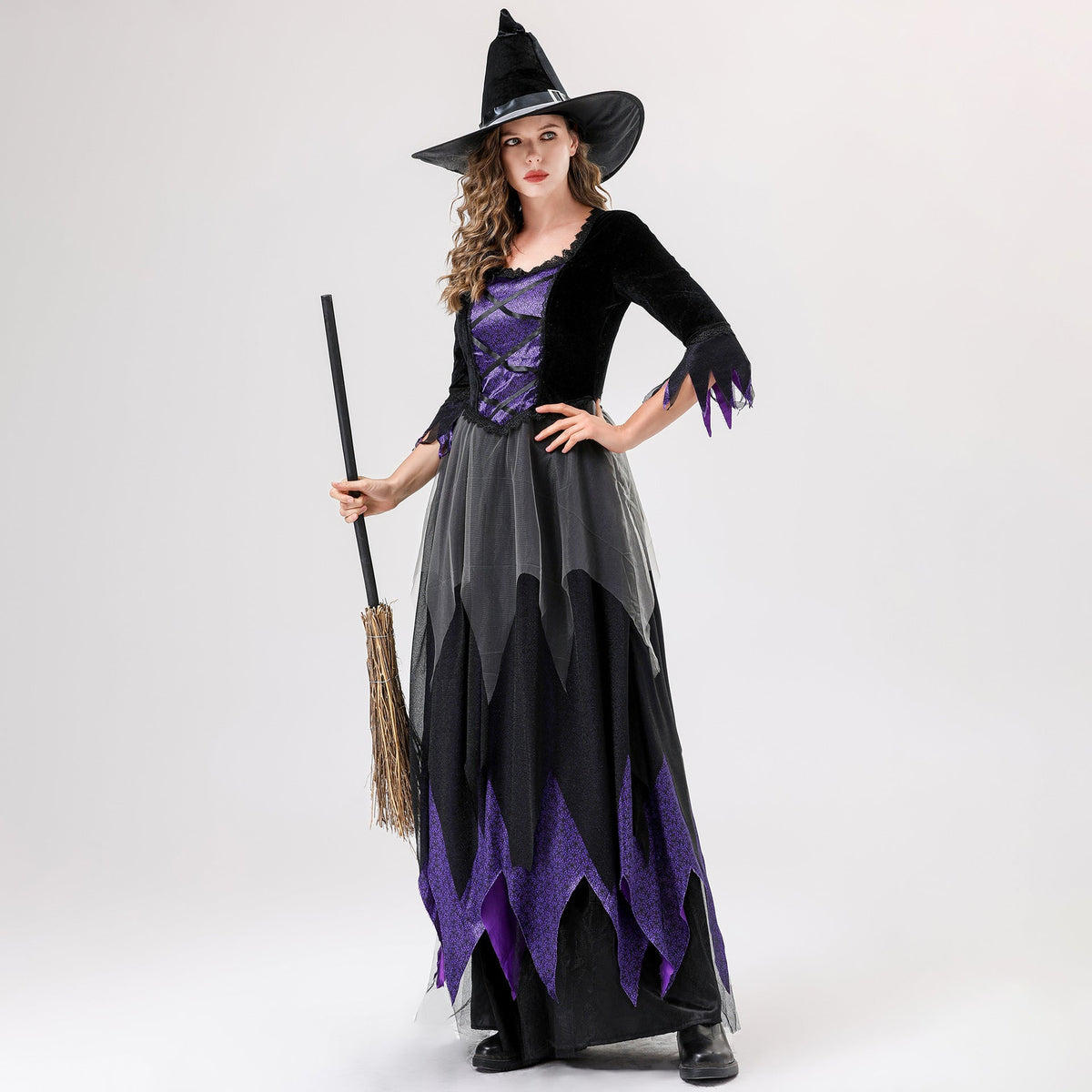 S-XXL Witch Costume Halloween Cosplay