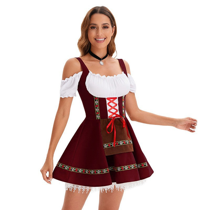 Halloween Party Beer Girl Dress Cosplay Costume