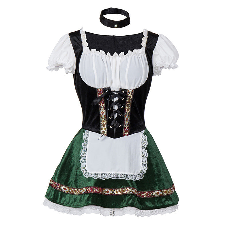 Halloween Party Beer Girl Dress Cosplay Costume
