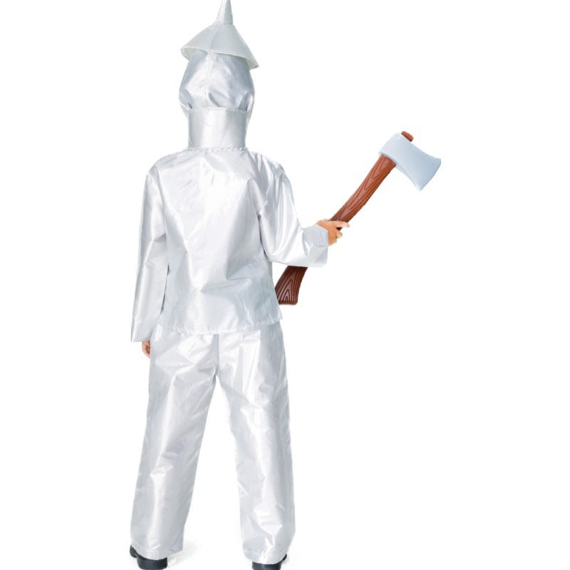 Tin Man Costume For Men Halloween Wizard Of Oz Stage Performance