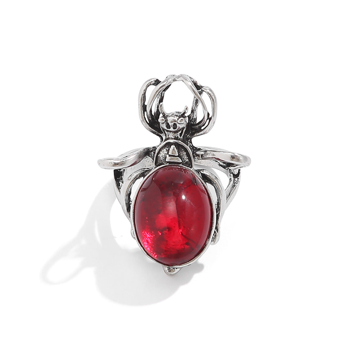 Halloween Blood Gem Choker Necklace For Women Punk Gothic Spider