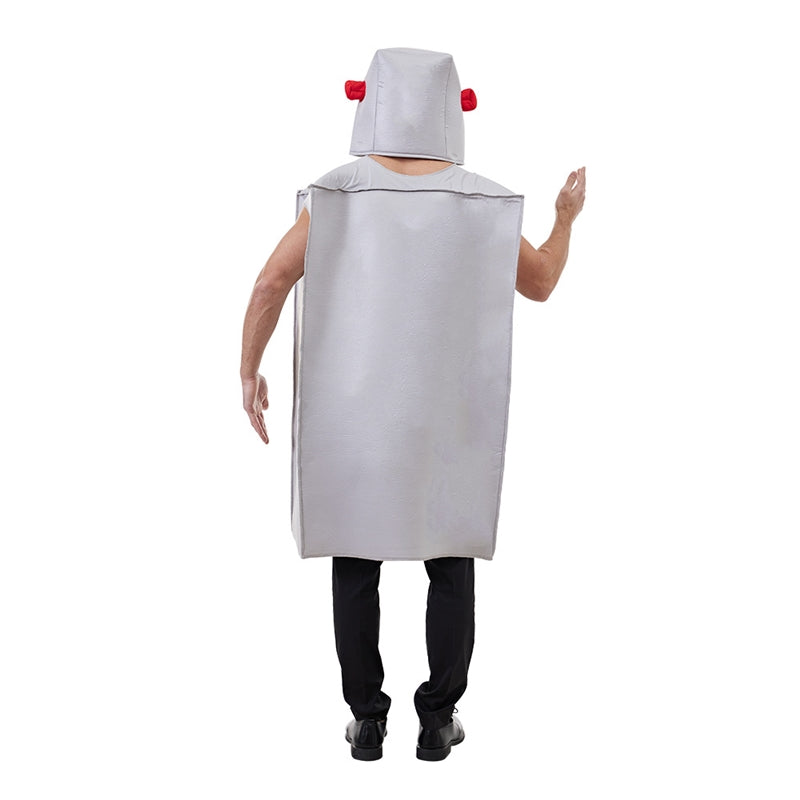 Adults Sponge Robot Cosplay Halloween Party Stage Costume
