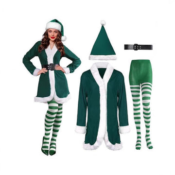 Santa Claus Costume For Women Christmas Cosplay Party