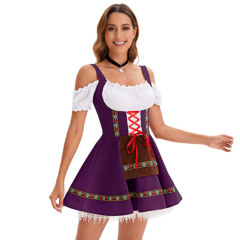 Halloween Party Beer Girl Dress Cosplay Costume