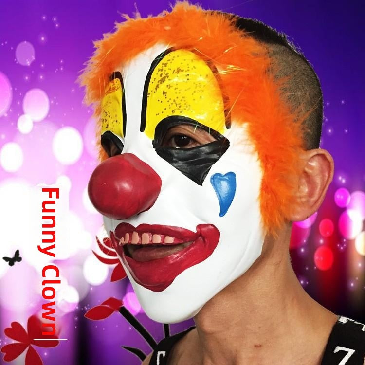Halloween Christmas Horror Latex Clown Mask