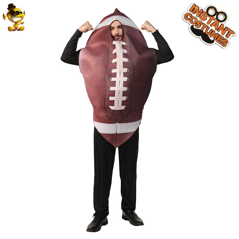 Halloween Adult Funny Football Costume Stage Performance Cosplay