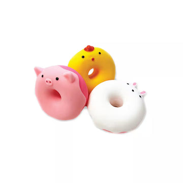 Ja-Ru 3.5 Inch Smoo Shums Sqweezy Donut Squishy Sensory Toy - Assorted