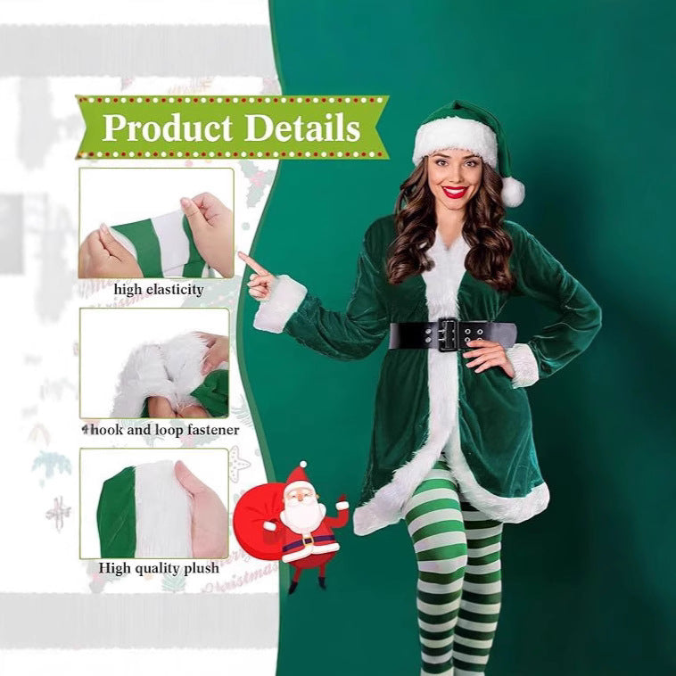 Santa Claus Costume For Women Christmas Cosplay Party