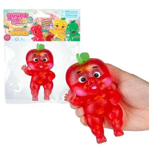 ORB 5 Inch Sugar Swaps™ Onesies Fruit Babies APPLE Squishy Sensory Toy - Assorted