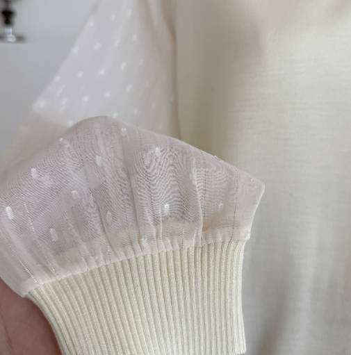 Vintage Chic Lightweight Long Sleeve Loose Knit Blouse