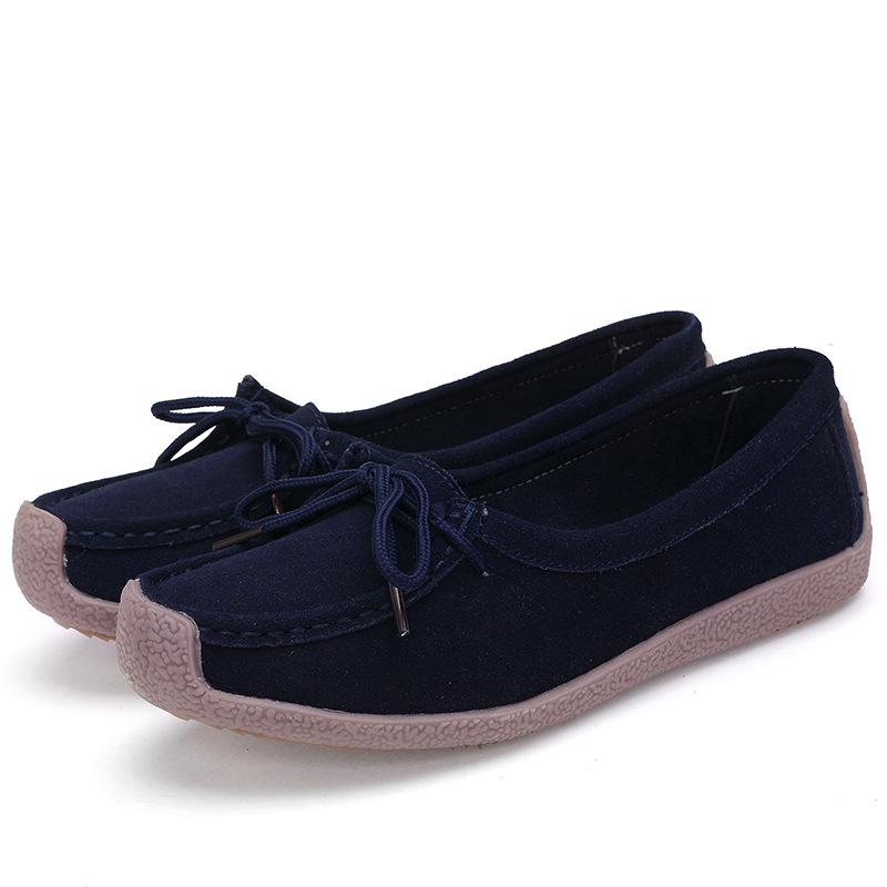 SOFT SOLE LACE UP COMPORTABLE CASUAL FLATS