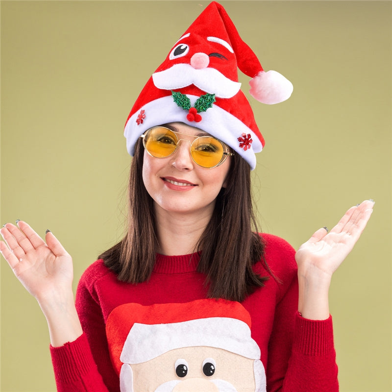 Santa Claus Christmas Hat Cartoon Cap