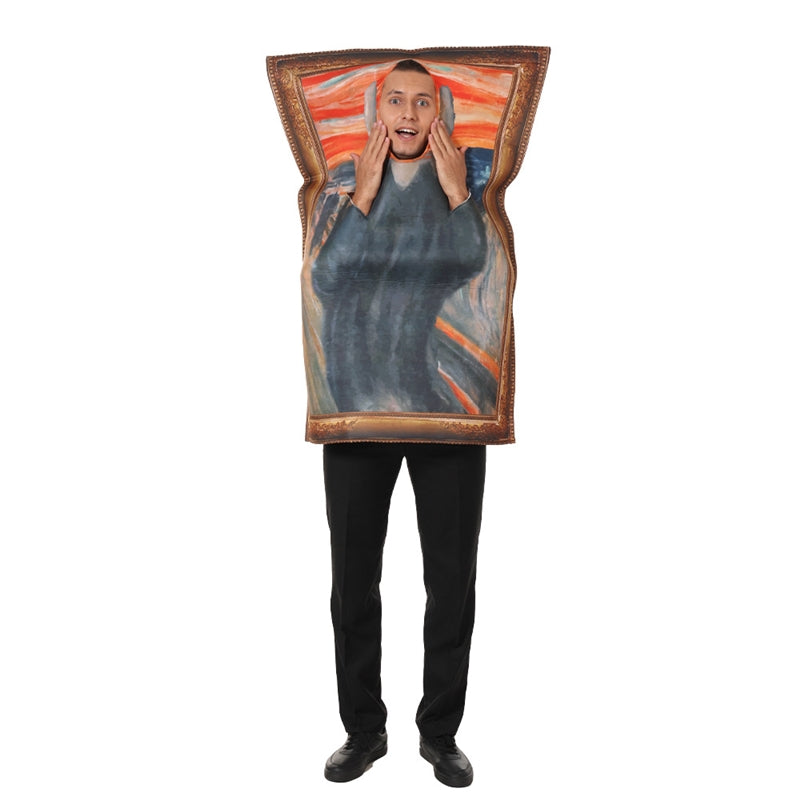 Adults Funny Mural Cosplay Halloween Party Stage Costume