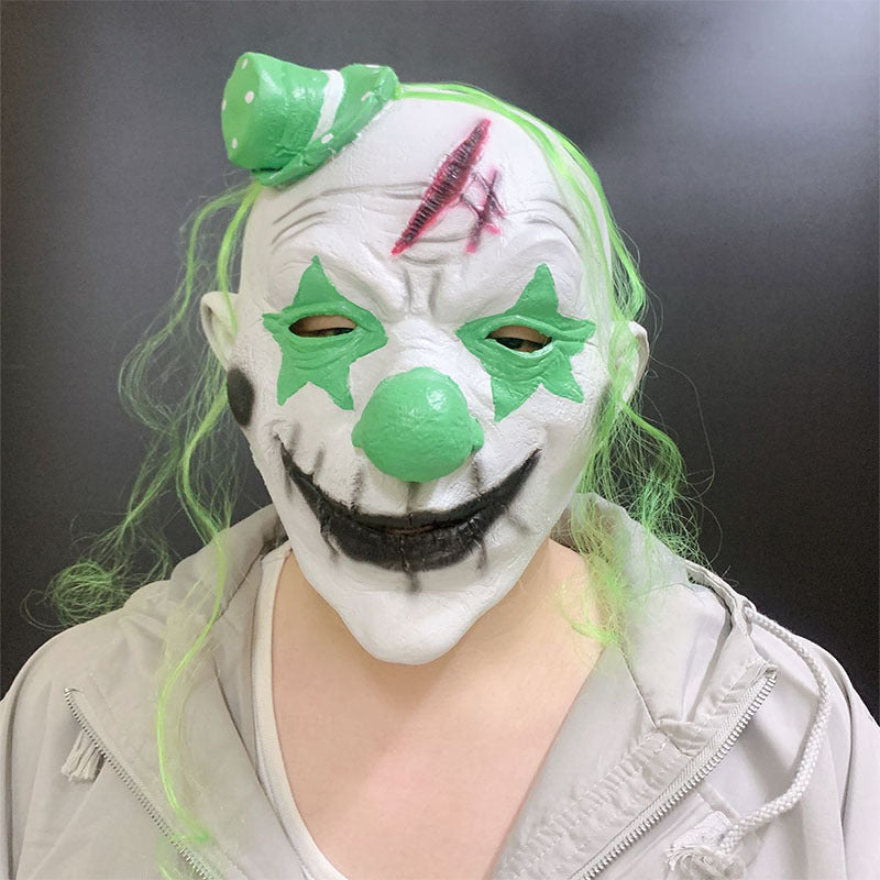 Halloween Clown Mask Scary Prank Party Costume Accessory