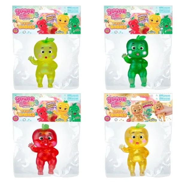 ORB 5 Inch Sugar Swaps™ Onesies Fruit Babies APPLE Squishy Sensory Toy - Assorted